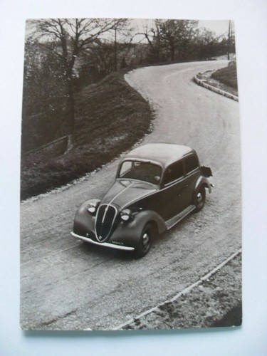 Cartolina fiat modello 508 - modello,