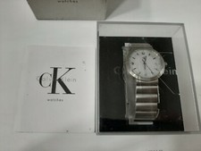 Orologio uomo donna CK Calvin Klein vintage quartz (batteria) 34 mm con scatola 
