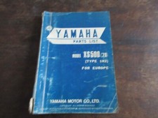 Yamaha XS500 1H2 1978 OEM