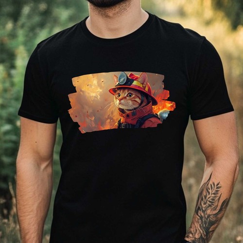 Shirt uomo gatto come - uomo,