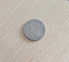 Rara Moneta 1 Lira 1940 XVIII Vittorio Emanuele III RE' e IMP