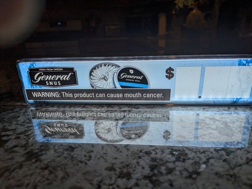 Insegna led general snus nos - general,
