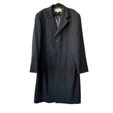 Soprabito uomo lungo nero lana