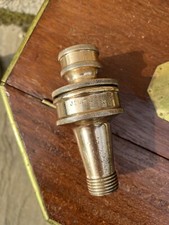 Antique brass beer barrel