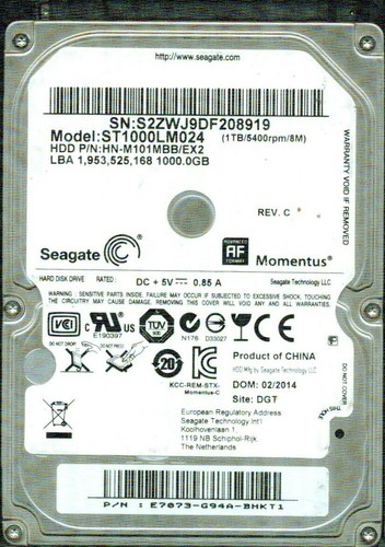St1000lm024 m101mbb ex2 - st1000lm024,, hn-m101mbb/ex2