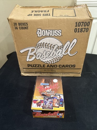 Donruss baseball wax - wax, 1987