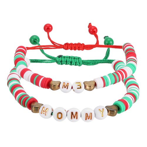 Set braccialetto perline madre - perline,