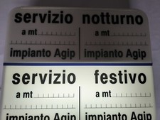 Agip Insegna luminosa Pompa