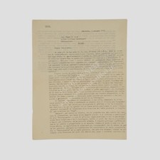 Benedetto Croce Lettera