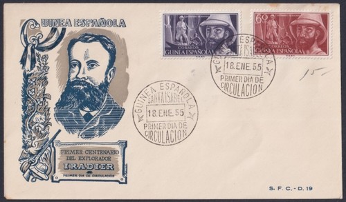 Ex64088 guinea spagnola 1955 - guinea,