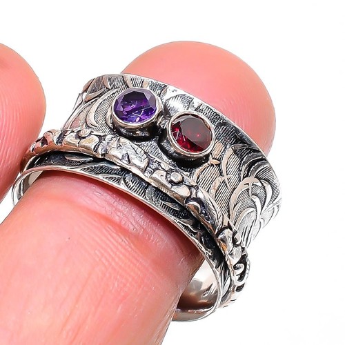 Anello mozambico granato - mozambico,