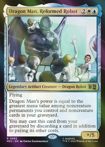 Dragon man robot riformato - man,,