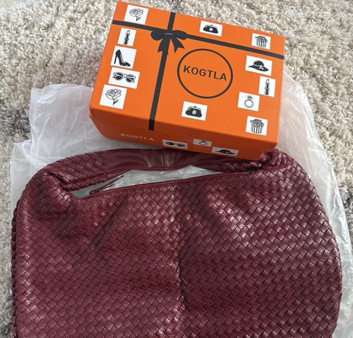 Borsa stile hobo intrecciata