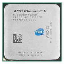 AMD PHENOM II X2 560 AM3 3,30GHZ PROCESSORE CPU HDZ560WFK2DGM