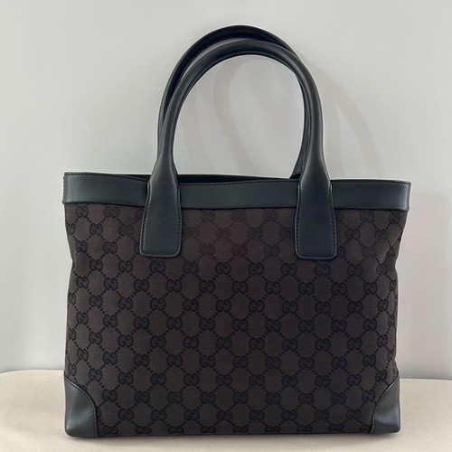 Gucci tote bag tela - tela, pelle