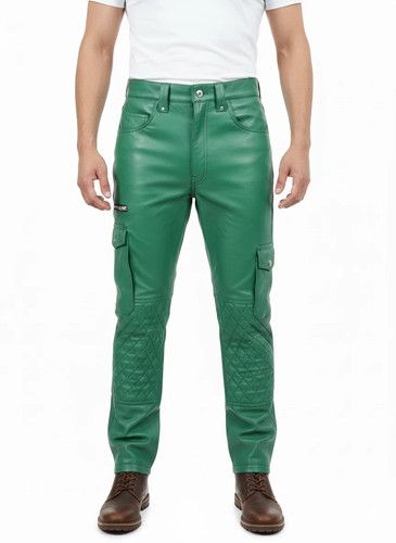Pantalone cargo uomo verde