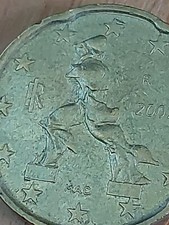 RARA MONETA 20 CENTESIMI EURO