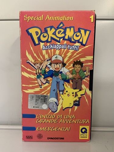 Vhs pokemon acchiappali - pokemon, tutti