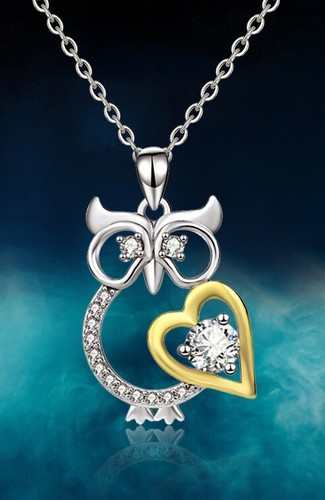Leaf infinity owl ciondolo - owl,