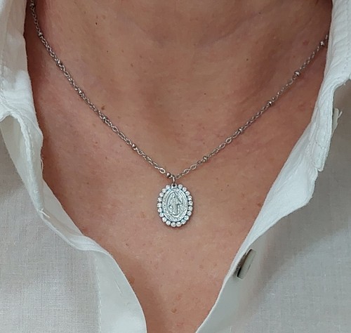 Collana madonna miracolosa - madonna,