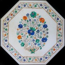 Tavolo 2'x2' marmo intarsiato