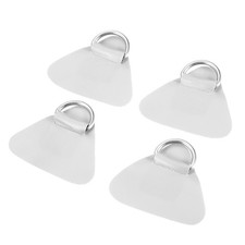 4pcs D rings PVC patch