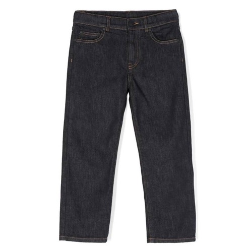 Jeans moncler bambino blu - jeans,