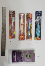 Lotto 5 maschere da pesca Premium Jigging Master passo lento # 9