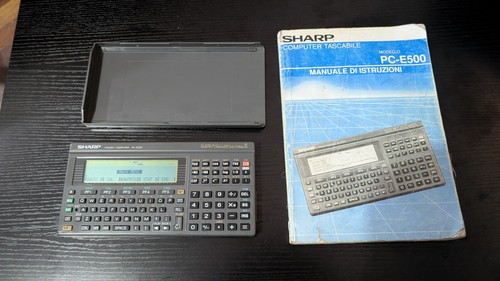 Sharp e500 pocket computer - pc-e500,