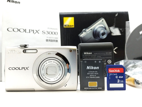Nikon coolpix s3000 sliver - coolpix,