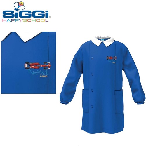 Grembiule scuola blu con