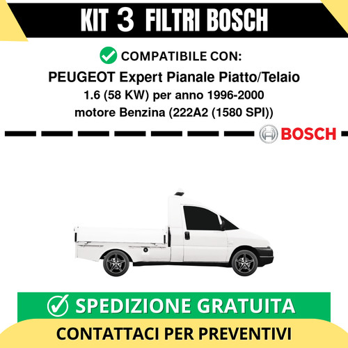 Kit bosch filtri tagliando - kit,