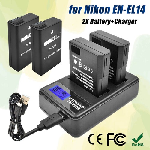Batterie el14 el14a - 2, en-el14