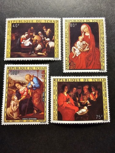 Timbro ciad natale quadri - timbro,