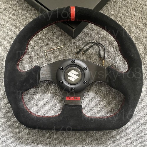 Volante 320mm momo nero pelle
