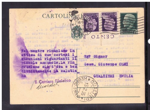 Cartolina postale c - postale, 15