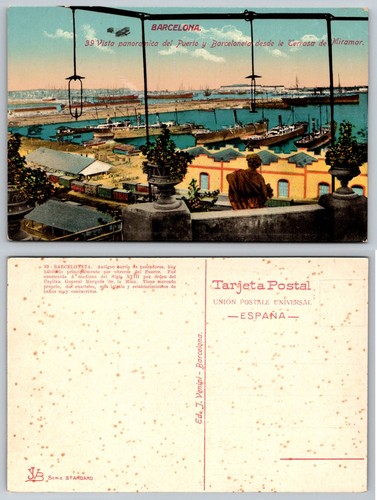 Cartolina barcellona spagna - cartolina,