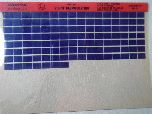 Catalogo ricambi 916 - , sp