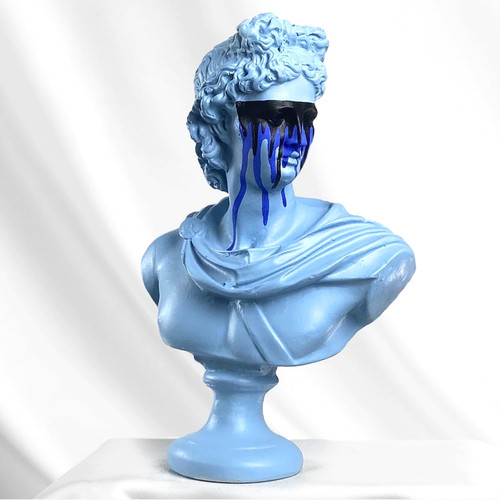 Scultura apollo pop art - art, fatta