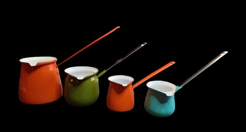 Set caffettiera smaltata - 4,