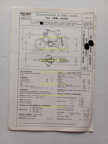 Vicini radial tubone 1979 - 50,