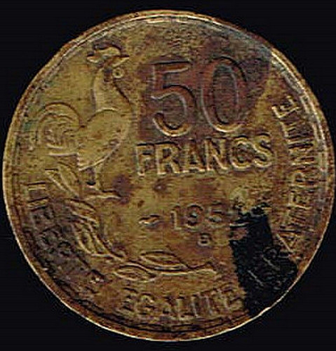 Francs guiraud 1952b - francs, 1952b.