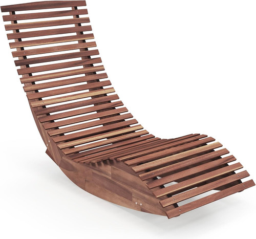 Sedia dondolo legno - a, in