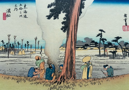 Stampa xilografia hiroshige - stampa,