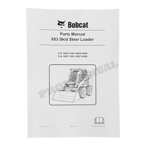 Bobcat 853 skid steer - 853,