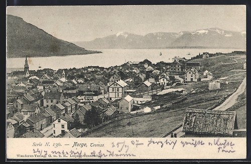 Cartolina tromso veduta - cartolina,