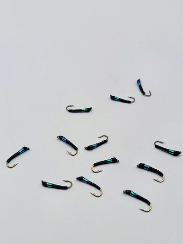 Mosche trota midge flash - , nere