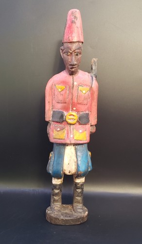 Statua vintage africana baule - statua,