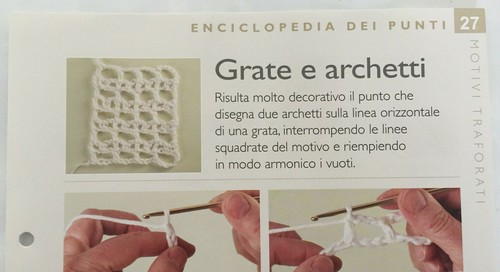 Scheda tecnica punti uncinetto - scheda,