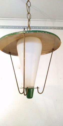 Lampadario ottone vetro - ottone, e